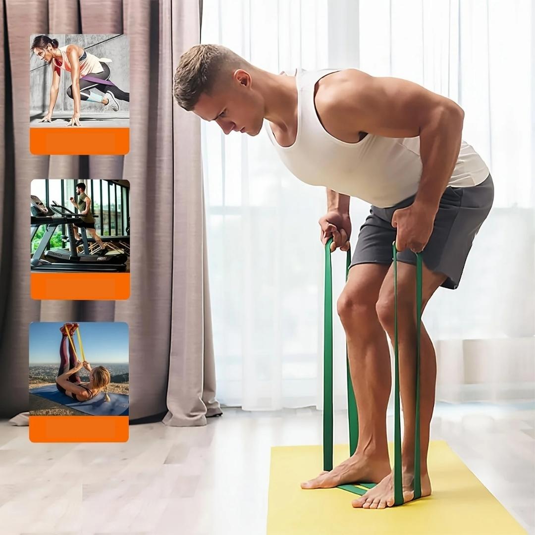 Bandes Élastiques de Fitness et de Résistance Renforcés – Force, Mobilité, Tonicité et Liberté de Mouvement