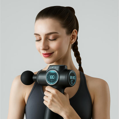MassageGun360™ – Pistolet de Massage Musculaire apres Sport– Récupération & Détente Profonde