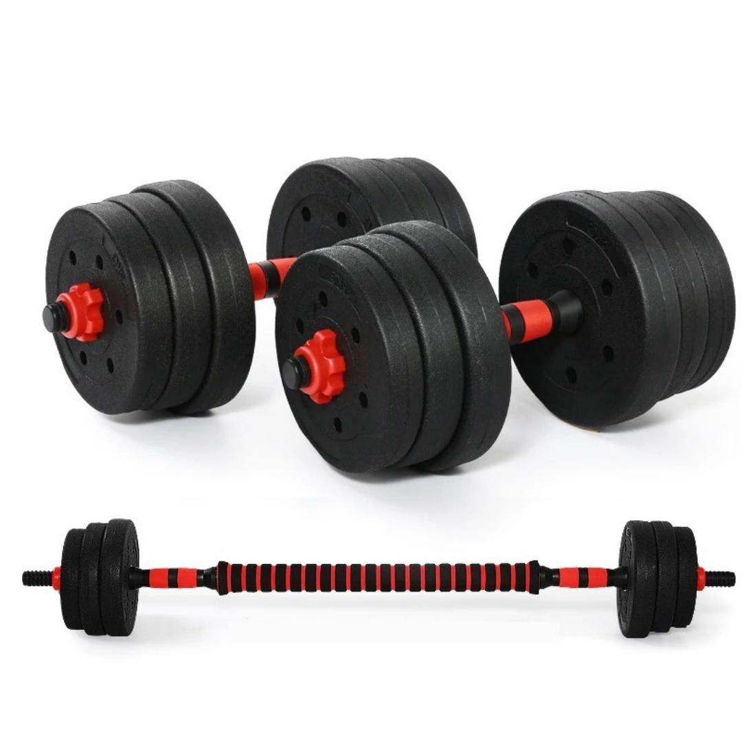 Pro360™ Short Weightlifting Bar – Strength Training – Comfortable Grip &amp; Secure Locking