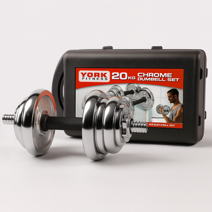 PowerSteel360™ – Adjustable Dumbbell Set with Carrying Case – Home Workout