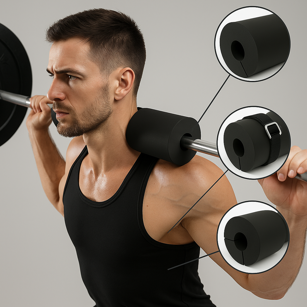 BarPad360™ – Protective Pad for Weightlifting Bars - Comfort and Stability for Pain-Free Workouts