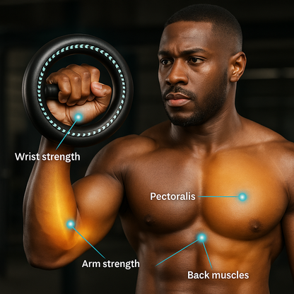 PowerBall360™ – Balle de Renforcement de la Préhension – Avant-bras, Force & Mobilité