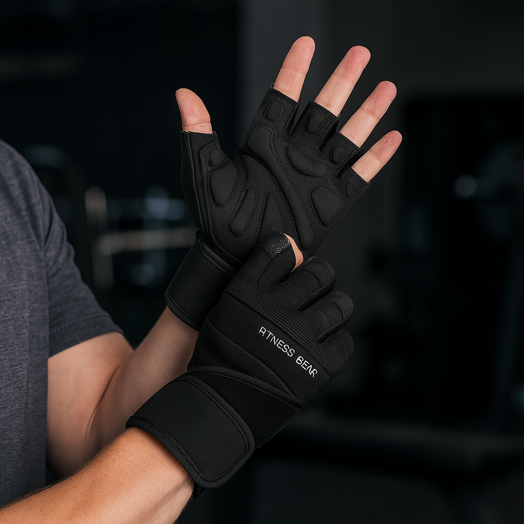 Grip360™ – Gants de Musculation Antidérapants – Protection & Prise Renforcée