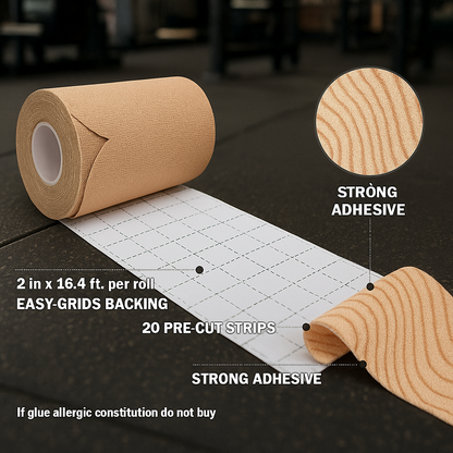 Kinesio360™ – Bandes de Kinésiologie pour Soutien Musculaire – Récupération & Prévention (Lot de 3)