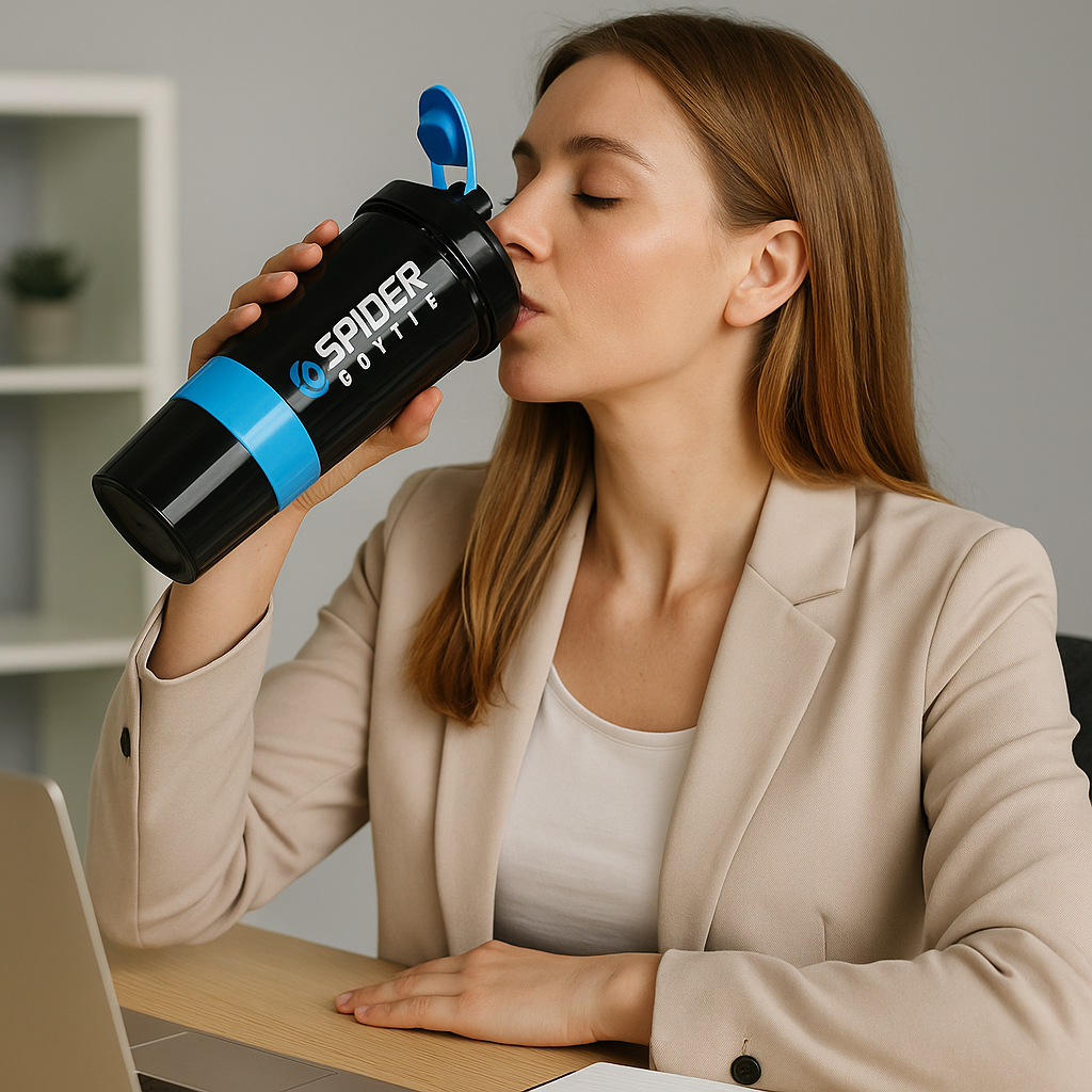 Shake360™ – 3-Compartment Protein Shaker – Nutrition &amp; Sports Performance