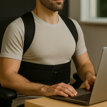 Spine360™ - Correcteur de posture dos – Soutien et alignement vertebral