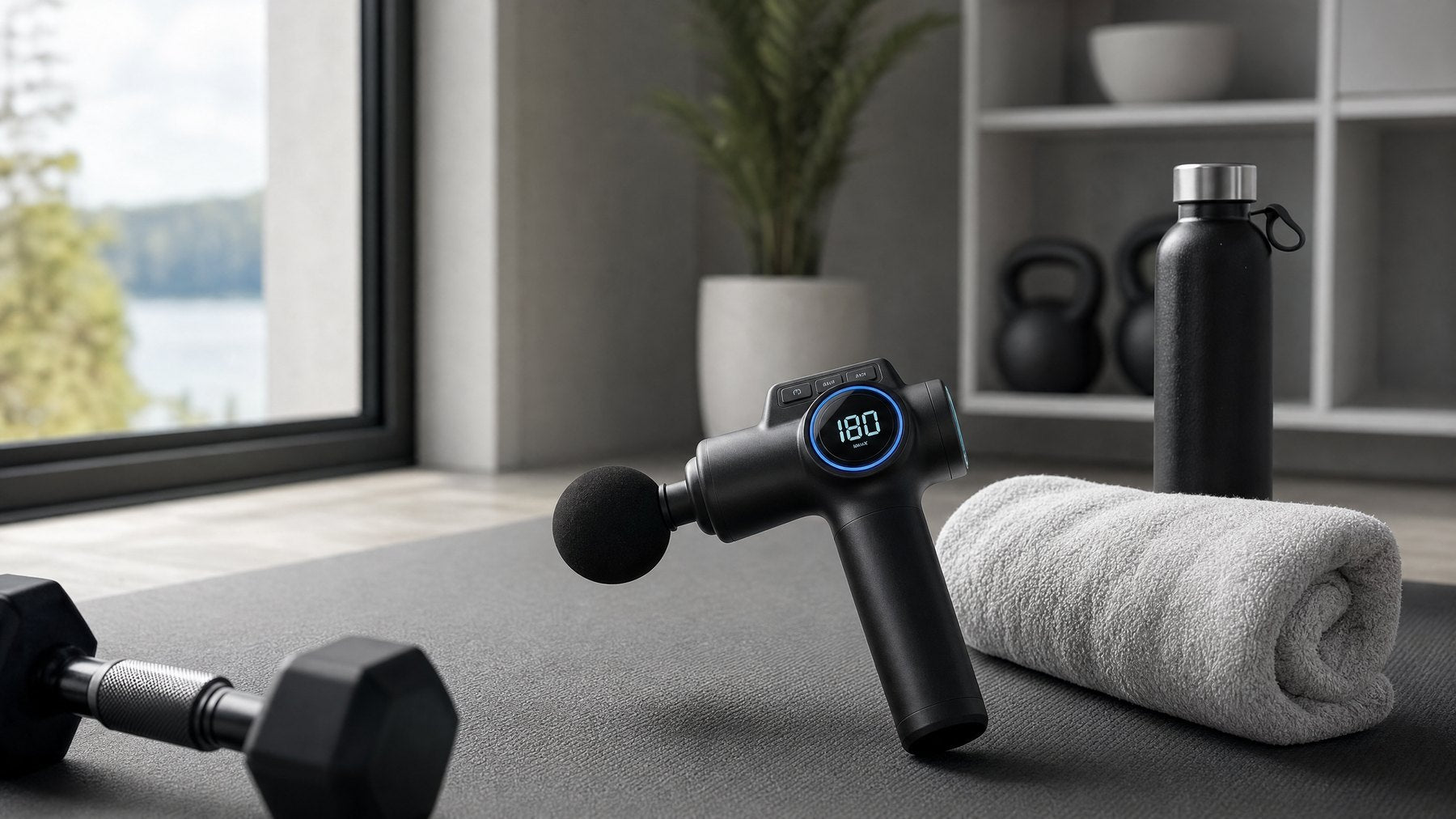 MassageGun360™ Pistolet Pro — lifestyle Fitness360™