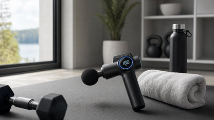 MassageGun360™ Pistolet Pro — lifestyle Fitness360™