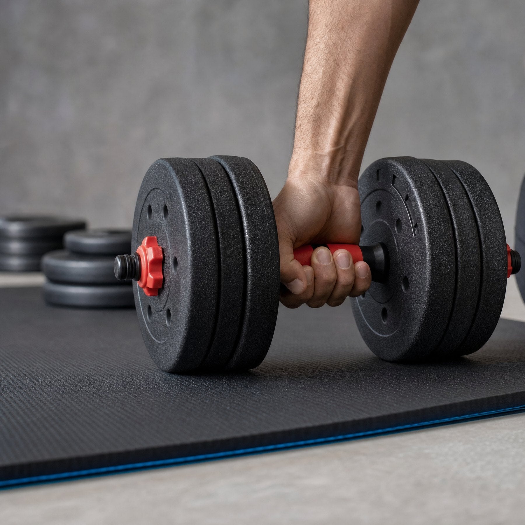 LiftBar360™ Barre Courte — bénéfice client en contexte pour entraînement fitness à la maison